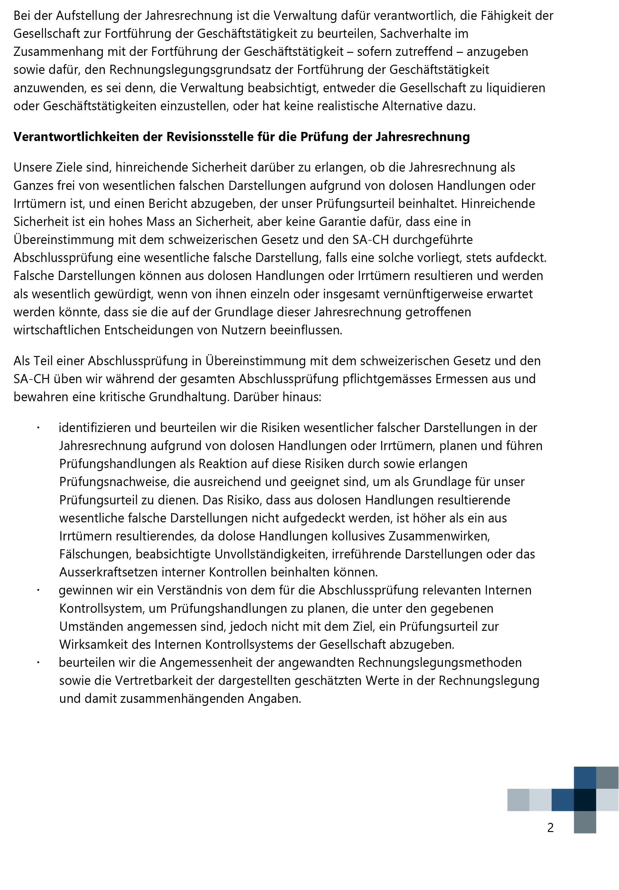 Revisionsbericht