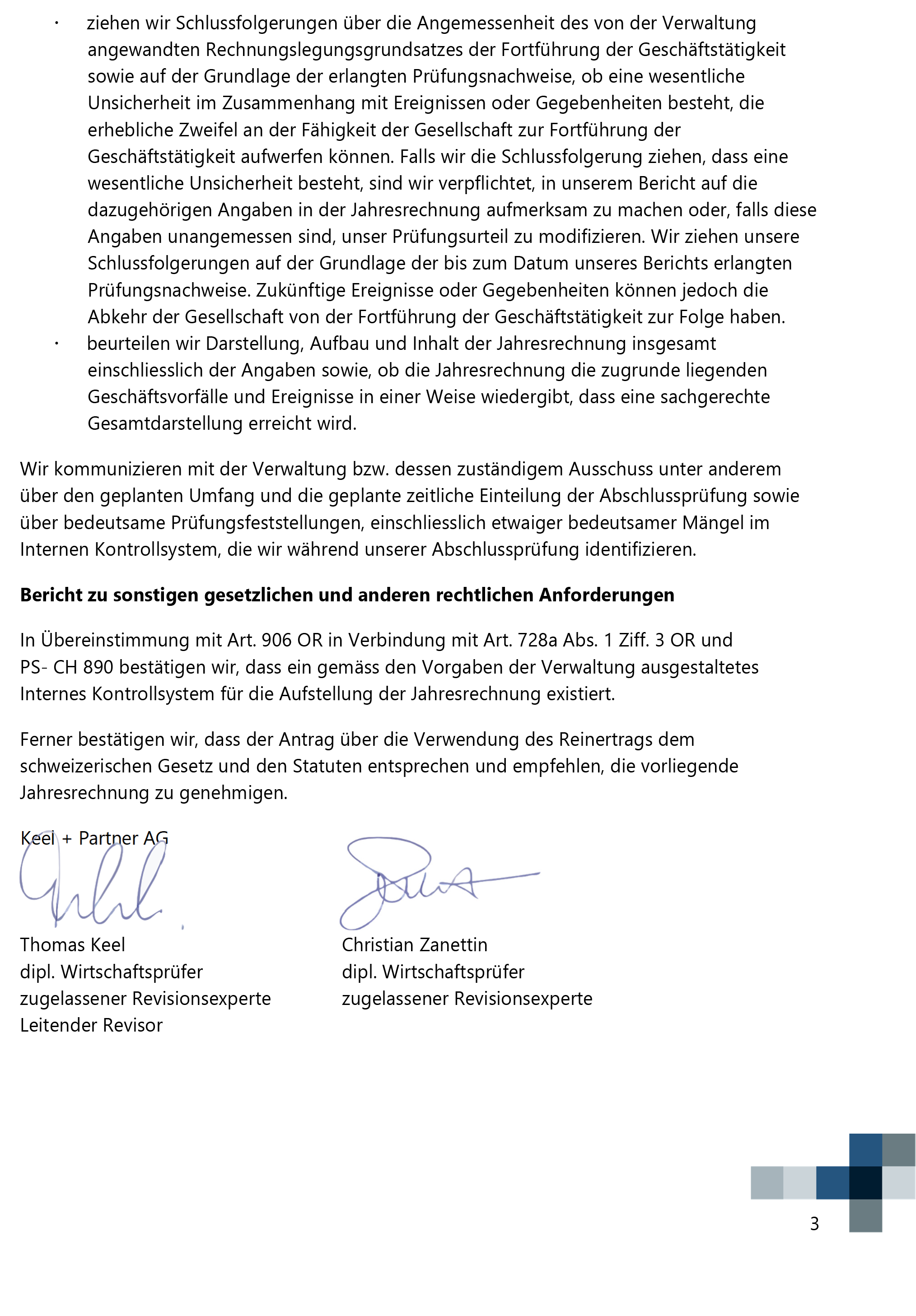 Revisionsbericht